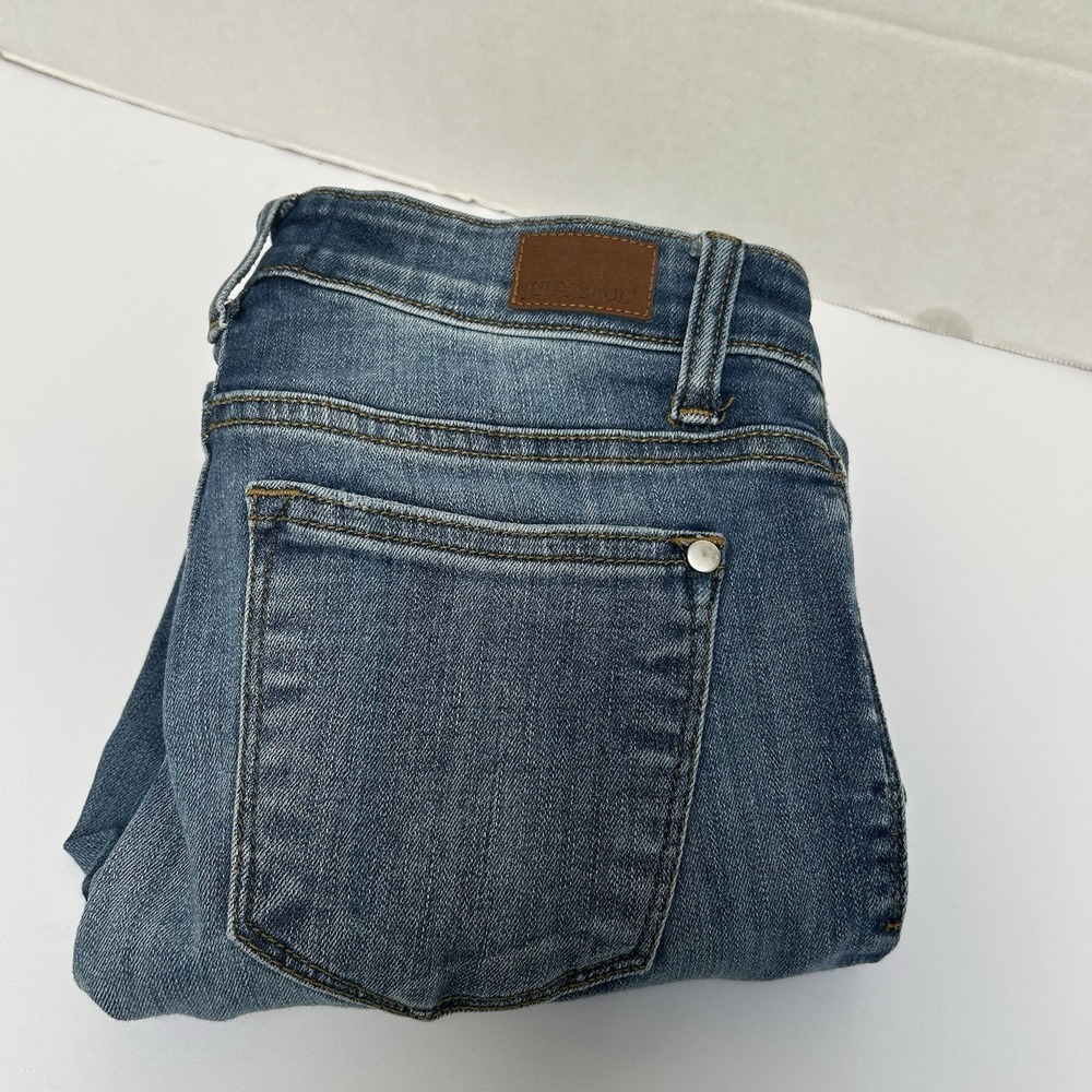 Judy Blue Relaxed Fit Mid-Rise Non-Distressed Denim Jeans Size 3/26 Style #82103
